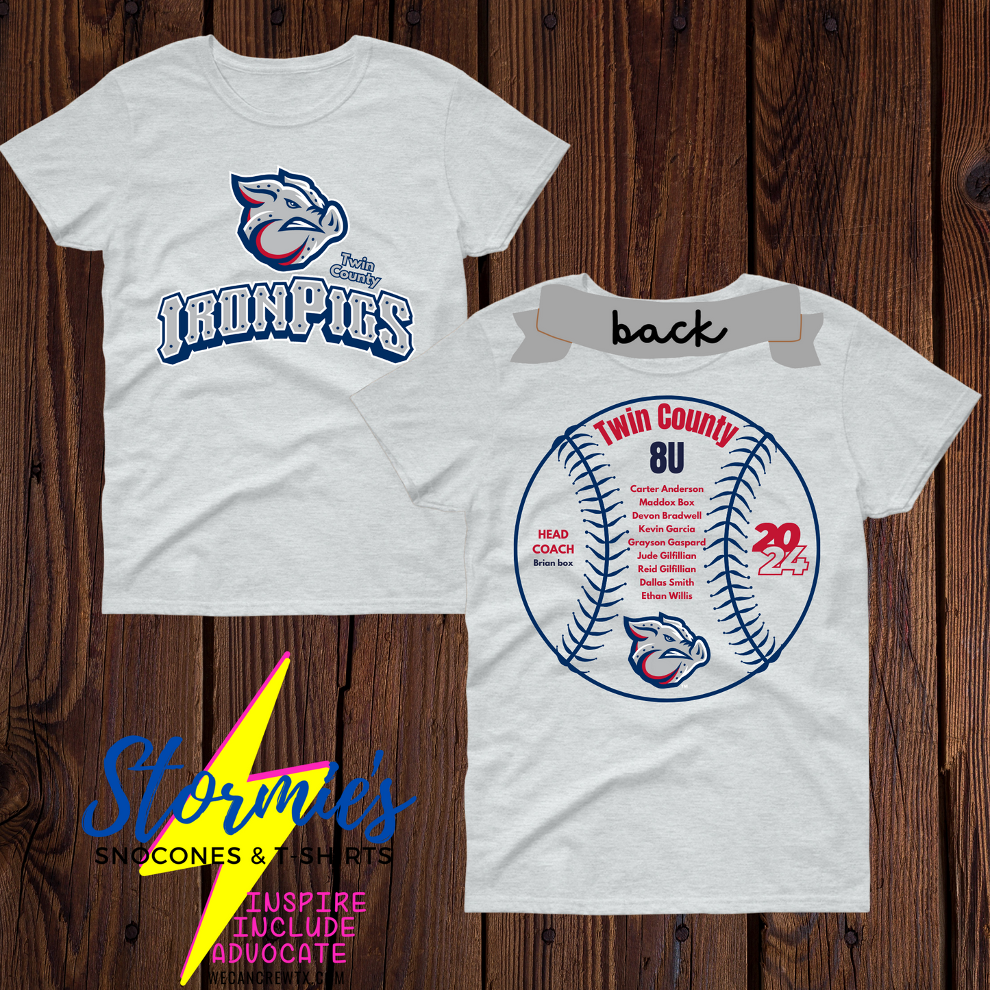 Iron pigs 8U 2024 Shirt