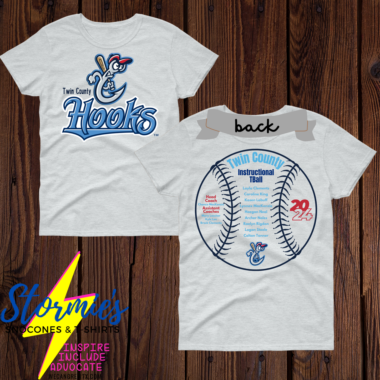 Hooks Tball Twin County 2024 Shirt