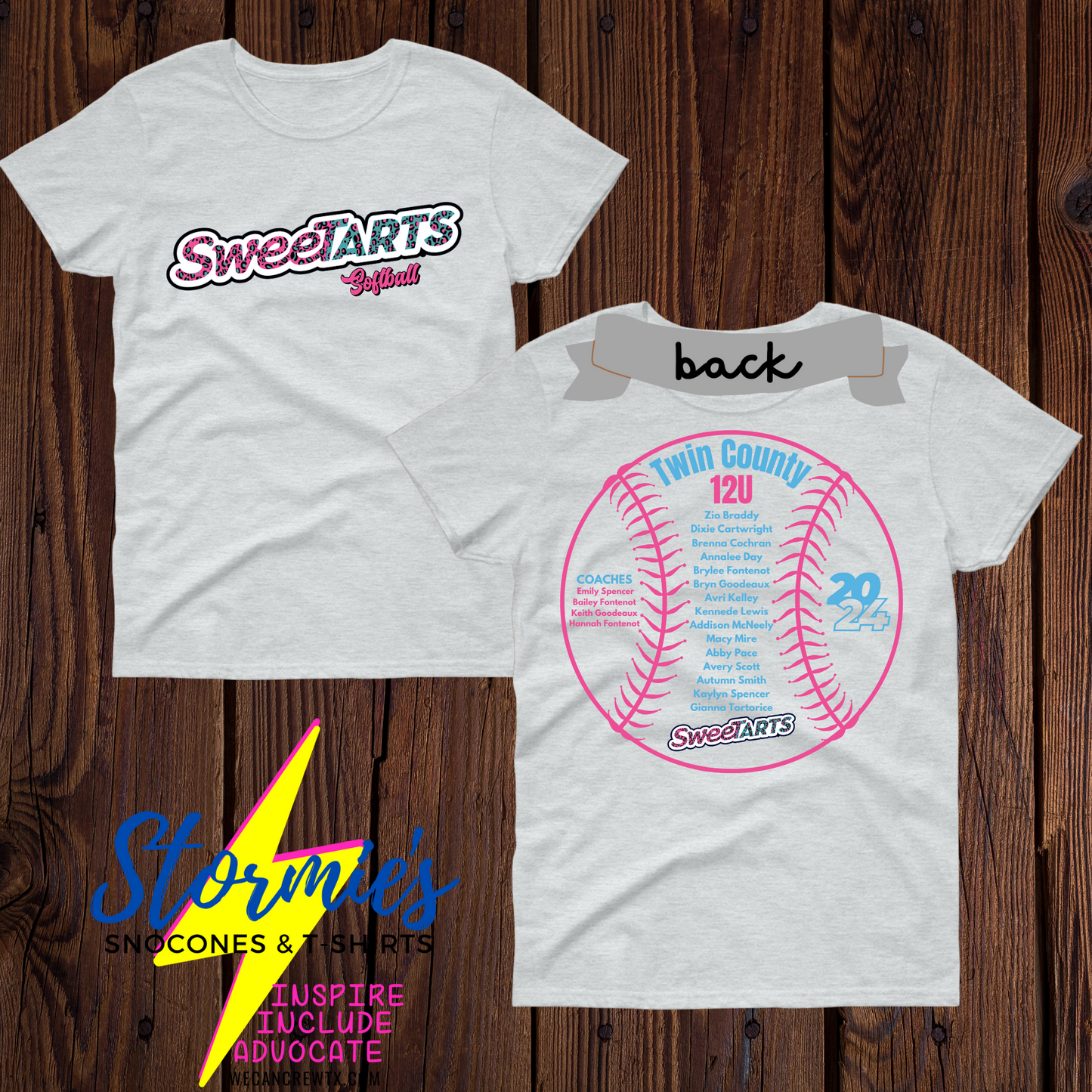 Sweetarts softball 12U Twin County 2024 Shirt