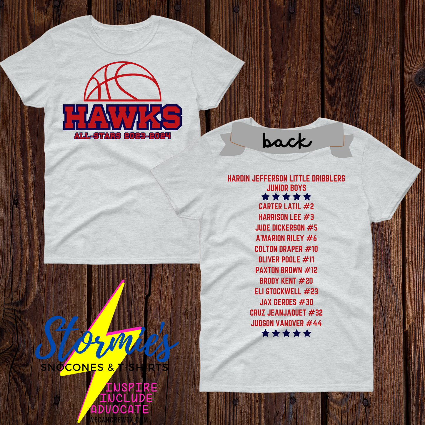 Hawks Basketball All-Stars 2023-2024 Shirt