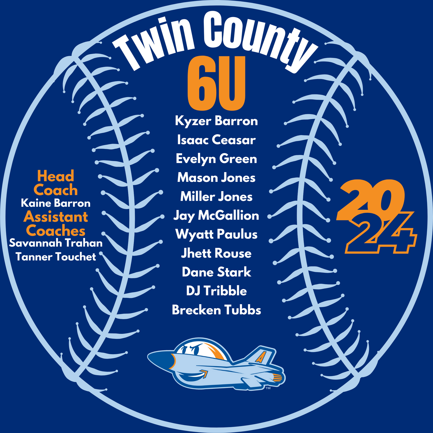 Ironbirds 6U Twin County 2024 Shirt