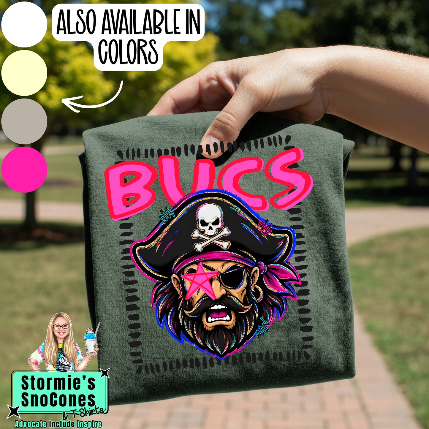 Bucs StarStruck Gildan Comfort Colors Tultex Shirt