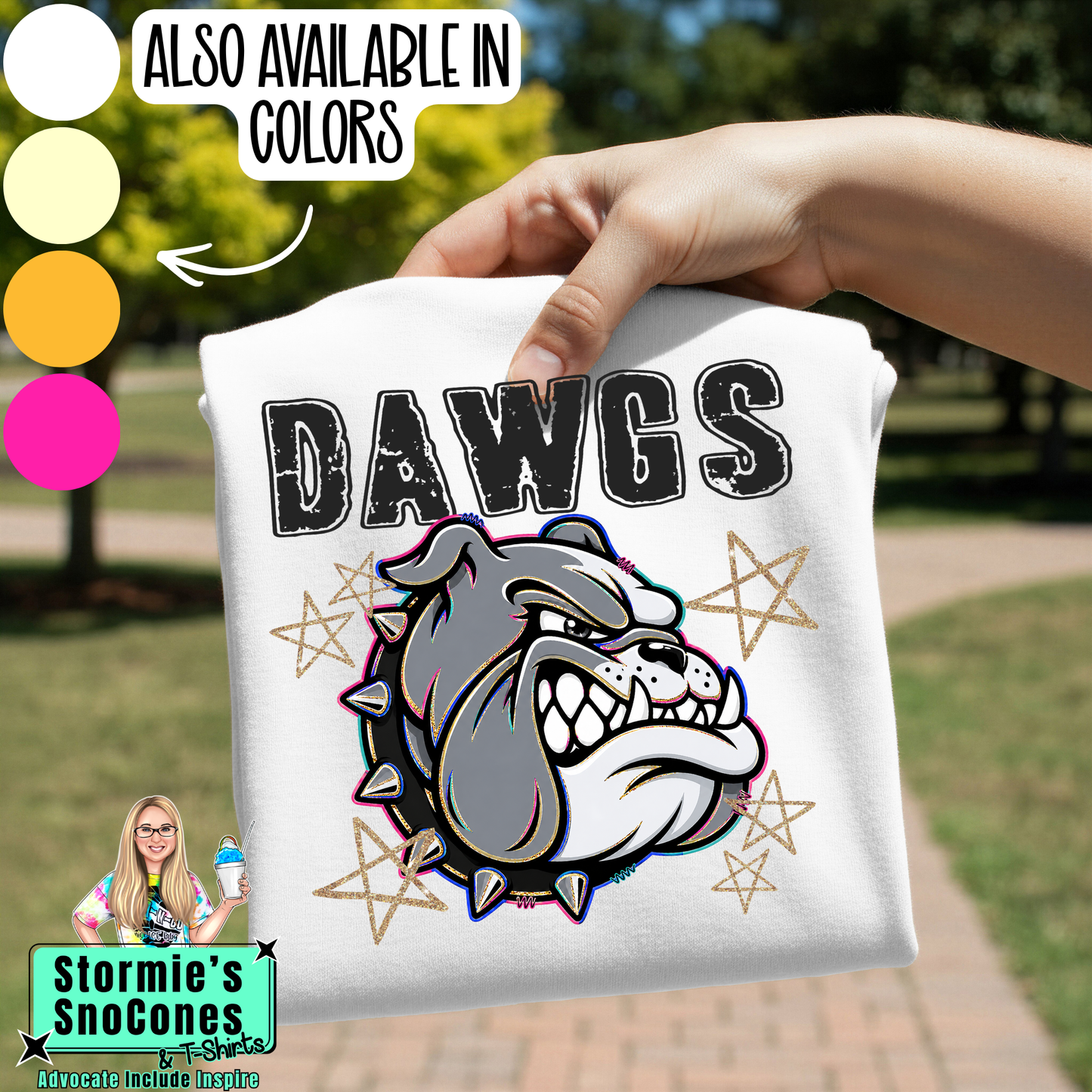 Dawgs Grunge Varsity Stars Gildan Comfort Colors Tultex Shirt