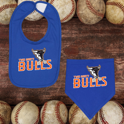 Bulls Royal Blue Baby Bib