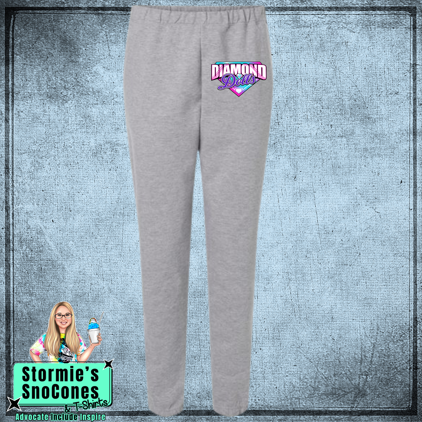 Diamond Dolls YOUTH Gray Sweatpants