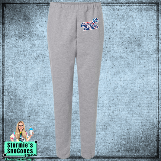 Cannon Ballers Baseball YOUTH Gray Sweatpants