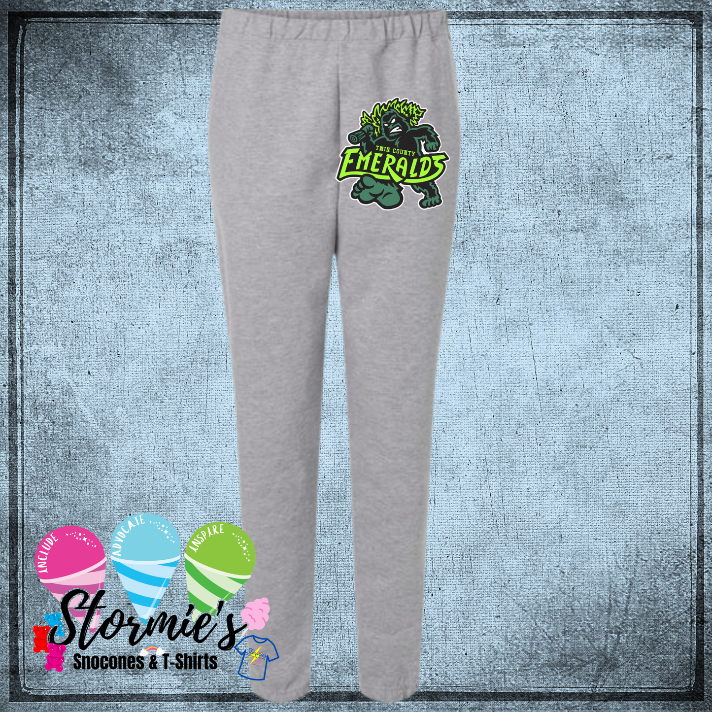 Emeralds 2025 YOUTH Gray Sweatpants