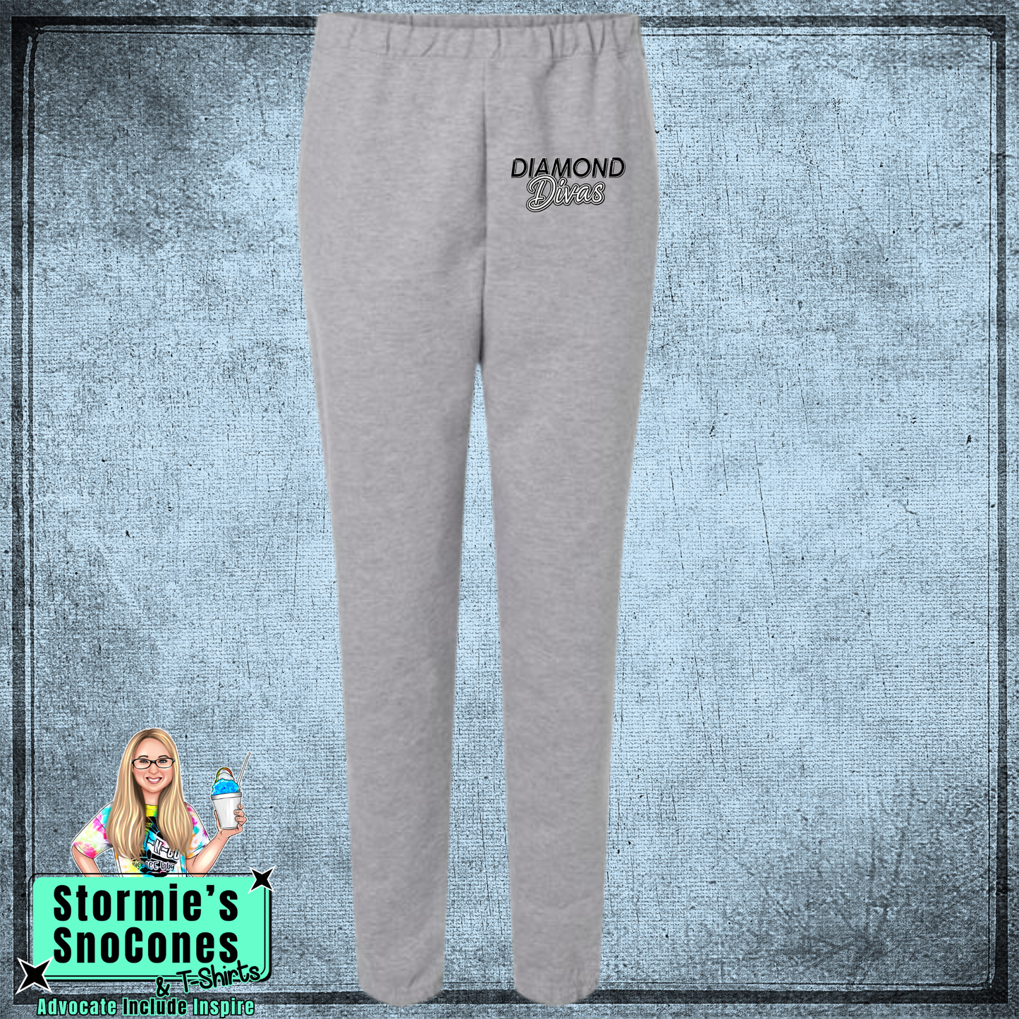 Diamond Divas YOUTH Gray Sweatpants