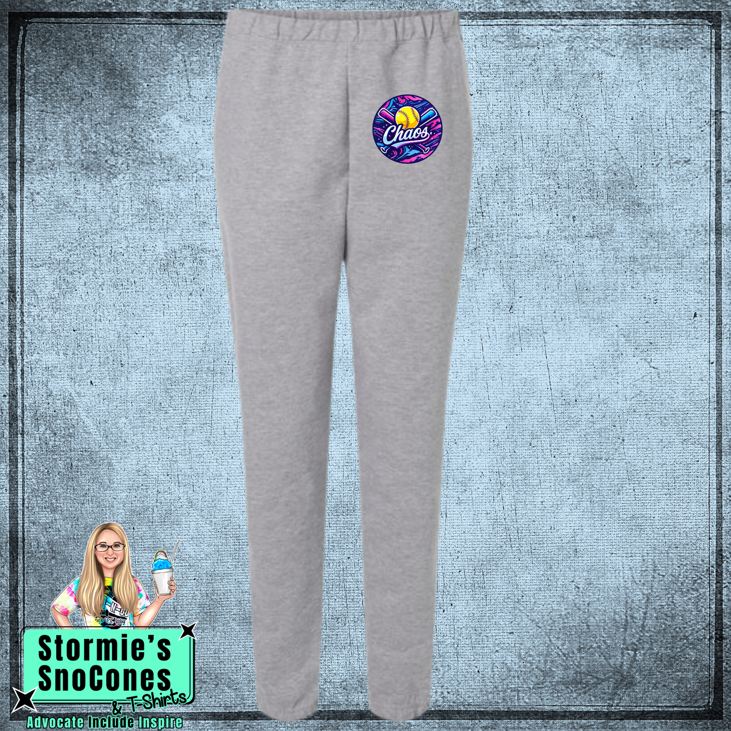 Chaos Softstyle Adult Gray Sweatpants