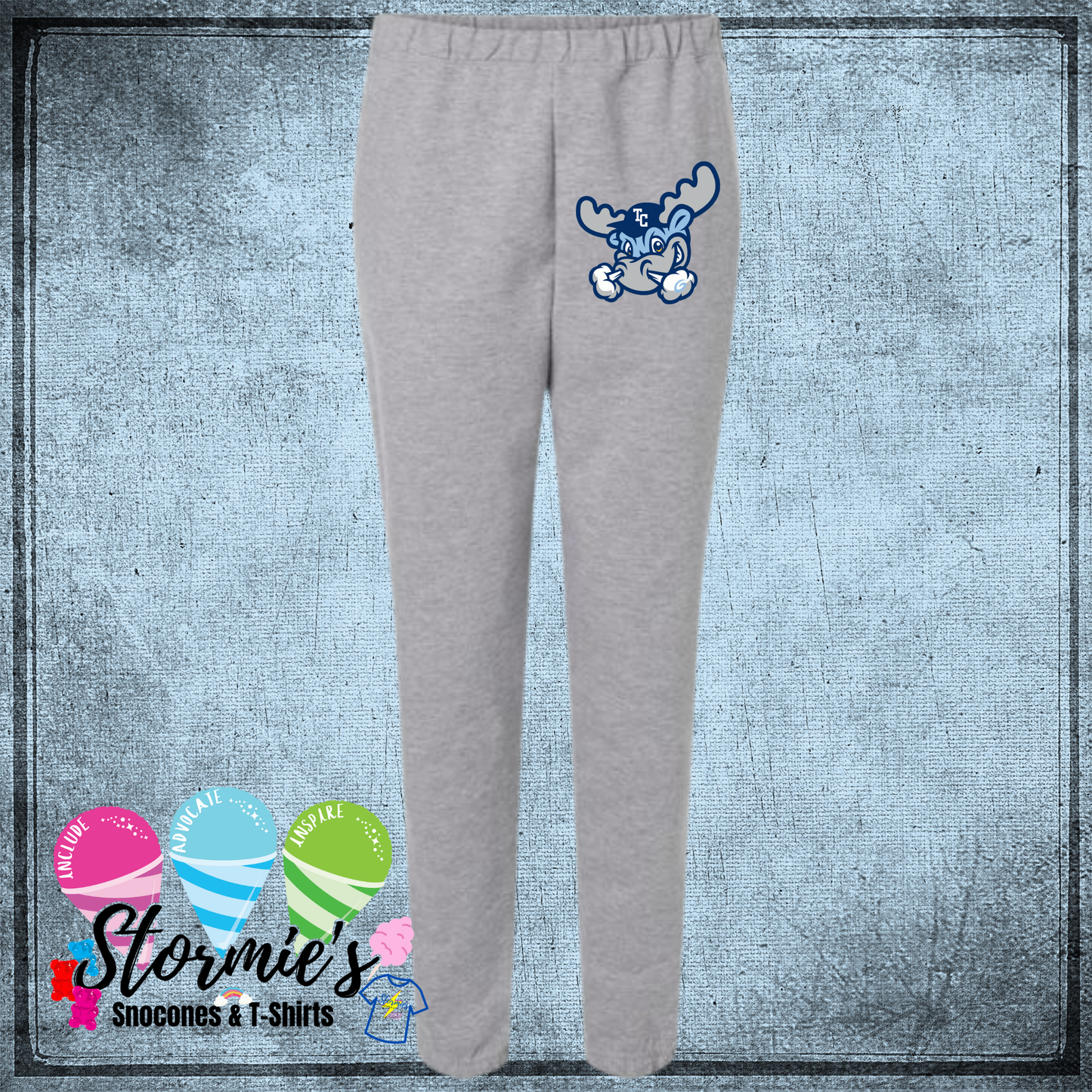 Blue Rocks Baseball 2025 YOUTH Gray Sweatpants