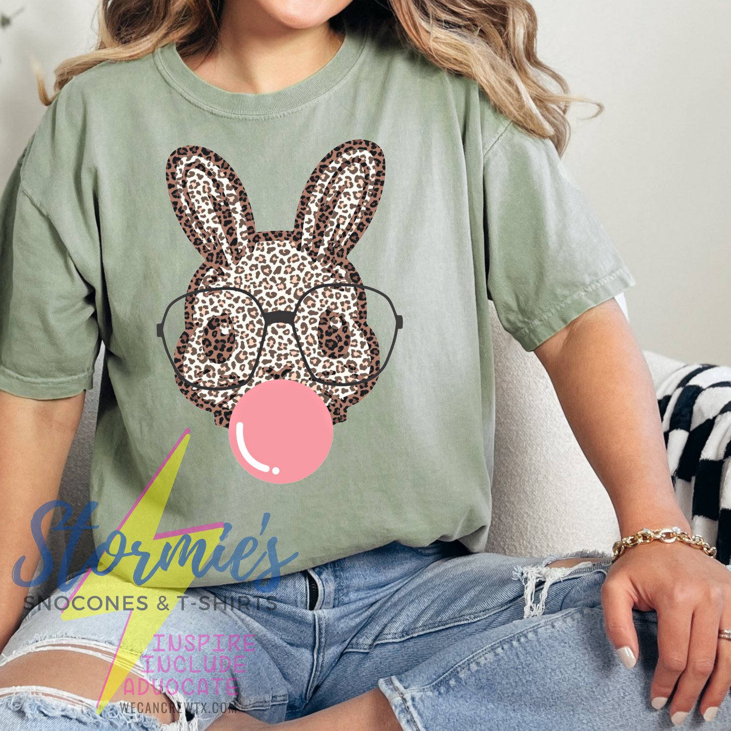 Bunny Bubblegum Comfort Colors Shirt