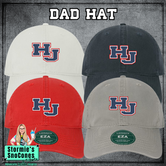 HJ 3 Color Hawks Legacy Dad Hat Embroidered Hat - PICK UP ONLY