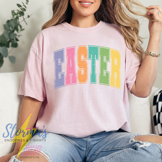 Easter Distressed Blossom Comfort Colors Shirt