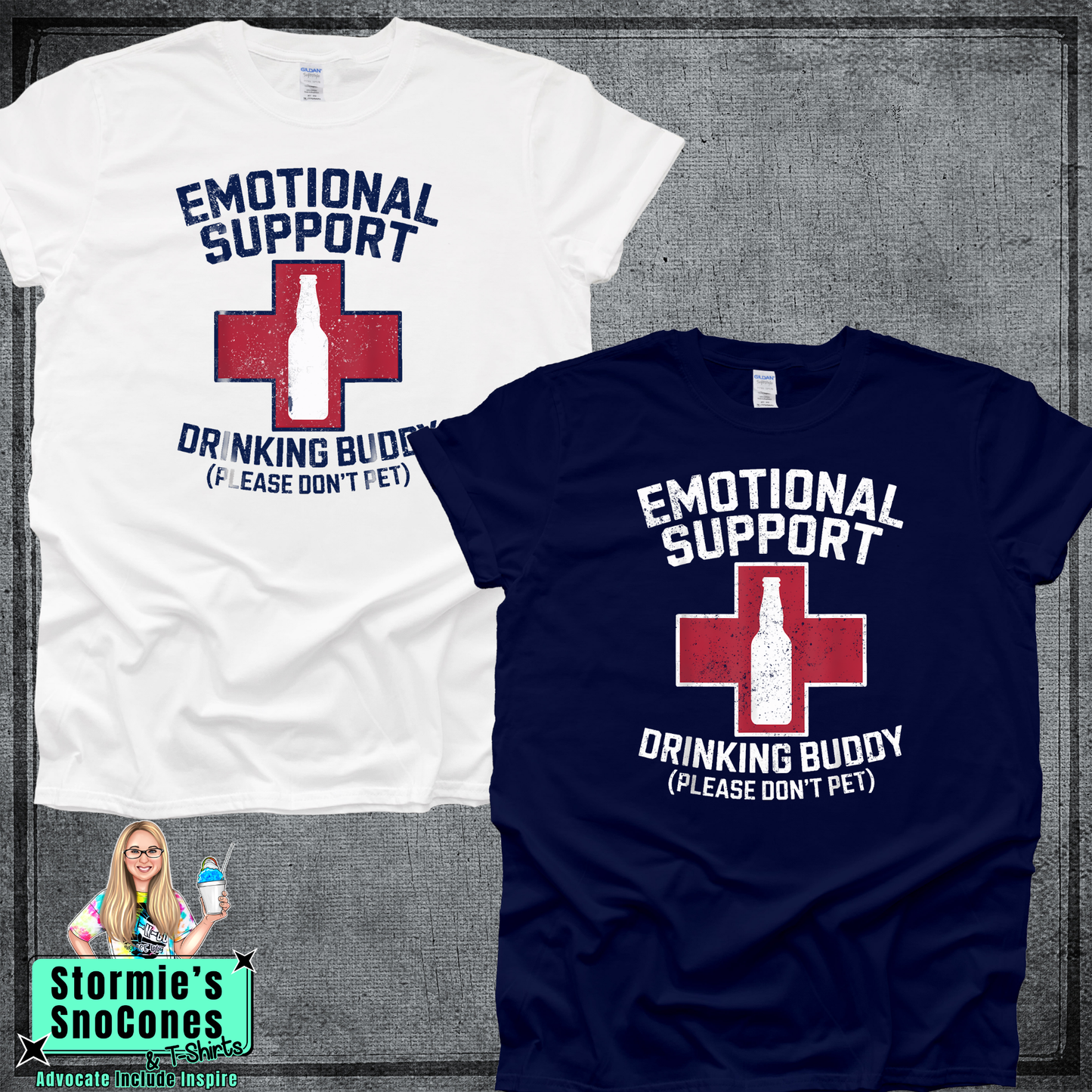 Emotional Support Drinking Buddy Tshirt