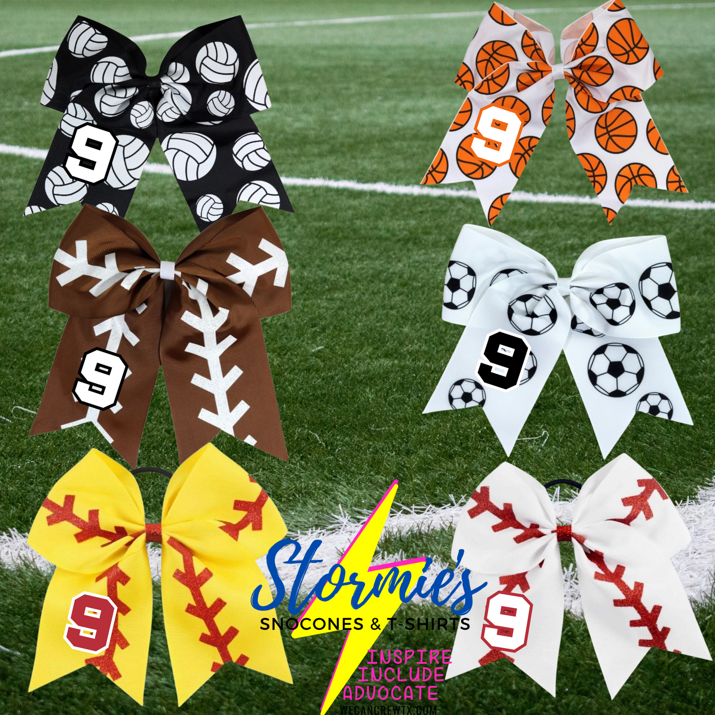 Sports Hair Bow