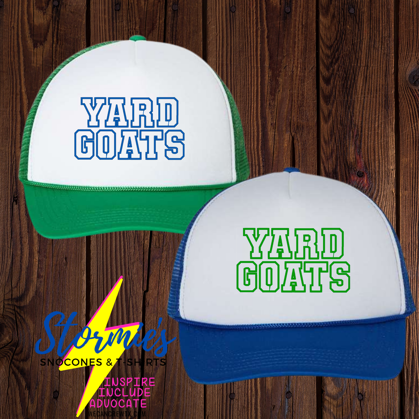 Yard Goats Varsity Foam Embroidered Hat - PICK UP ONLY