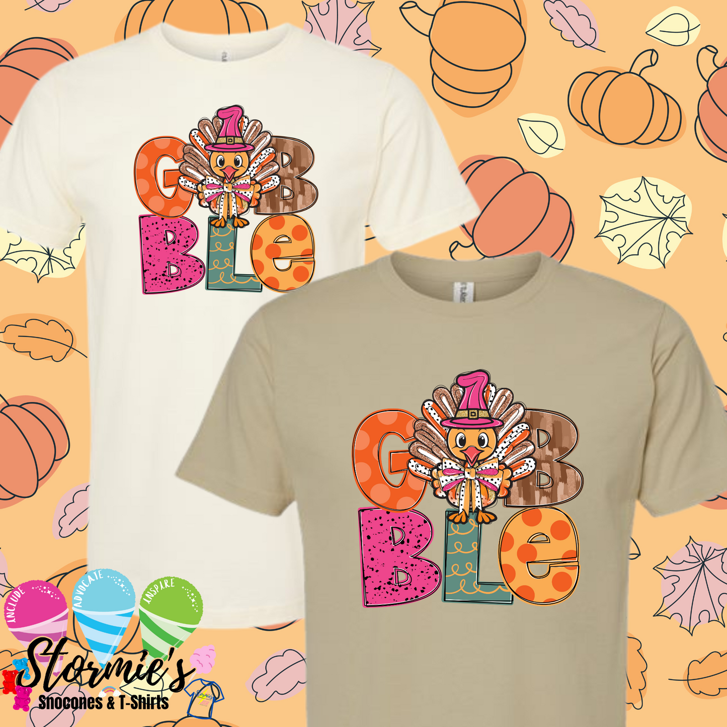 Gooble Girl Thanksgiving Shirt