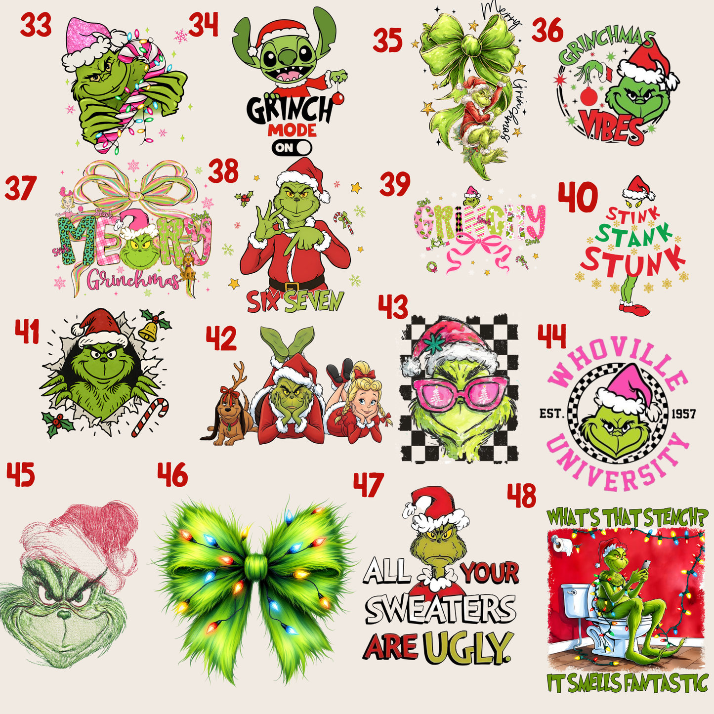 Grinch Spirit Days Shirts - 12+ Options