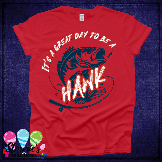 HJ Fishing Team Great Day Fish Red TShirt