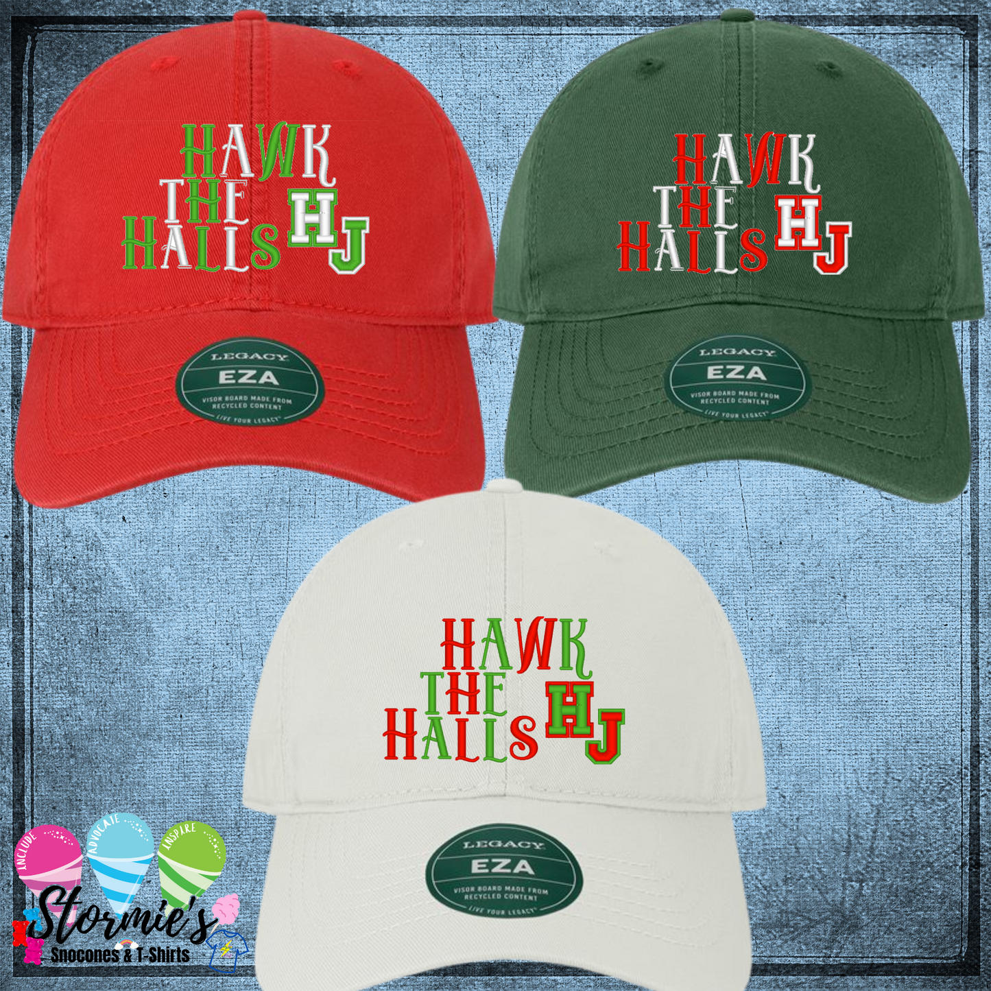 Hawk The Halls HJ Dad Hat Embroidered Hat - PICK UP ONLY