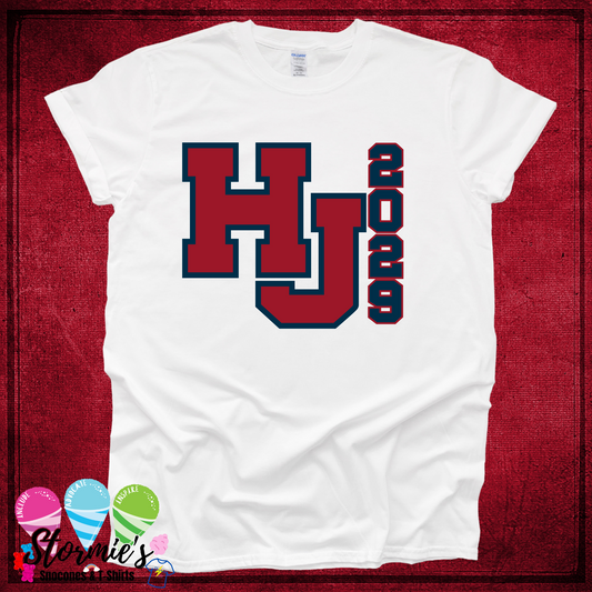 HJ Class of 2029 White Shirt