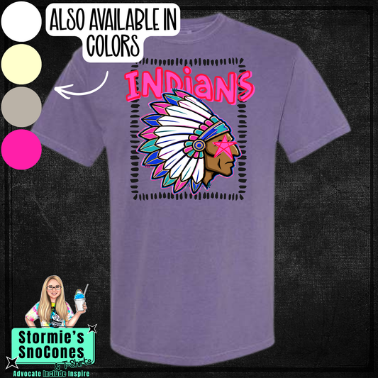 Indians StarStruck Gildan Comfort Colors Tultex Shirt