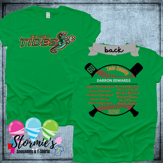 Tides 6U Twin County 2025 Irish Green Shirt