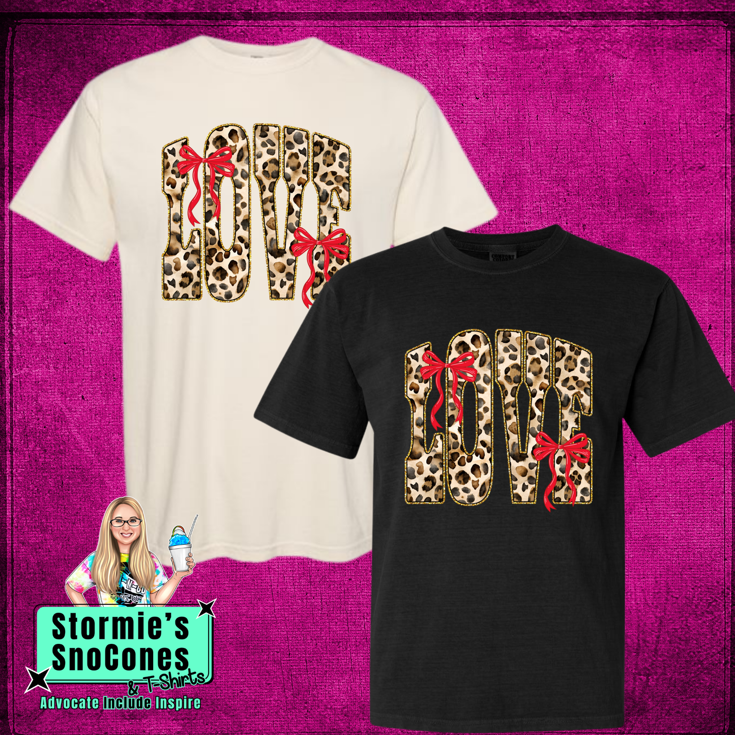 Cheetah Love Comfort Colors Bella Canvas Shirt