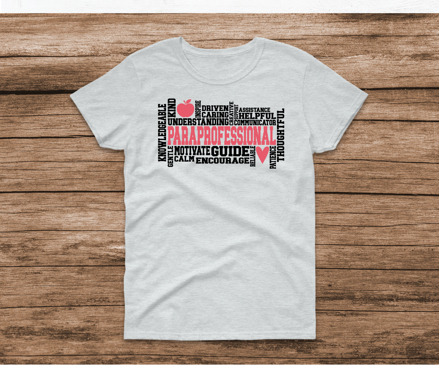 Paraprofessional Word Art Shirt