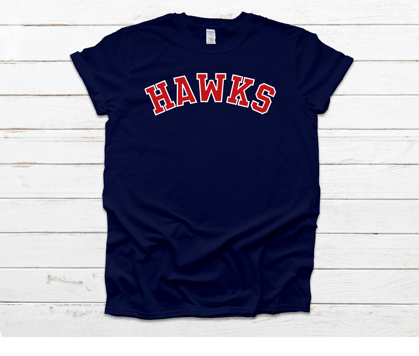 SLE PTO | Hawks Arched Navy Shirt