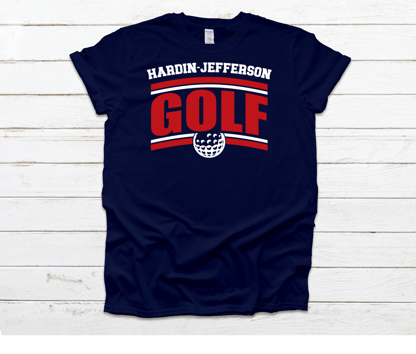 Hardin-Jefferson Golf Navy Shirt