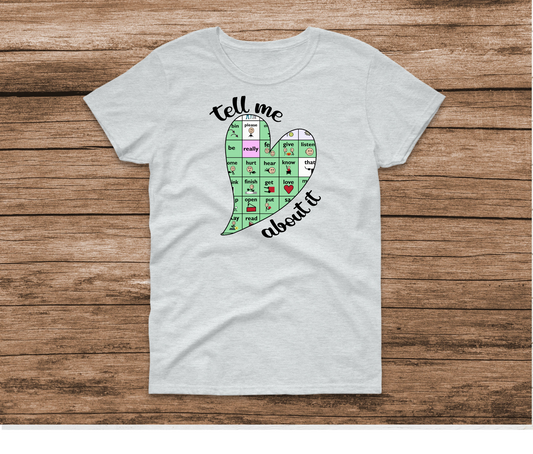 Communication Board Heart Shirt