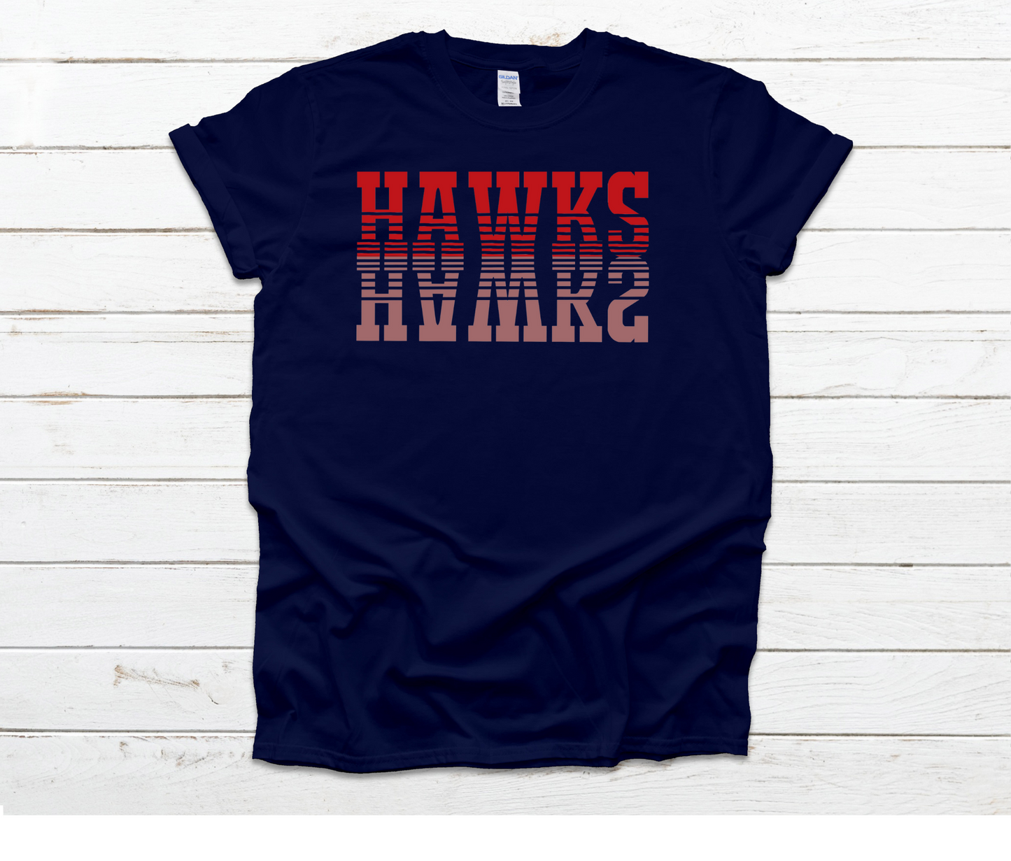 SLE PTO | Hawks Mirrored Navy Shirt