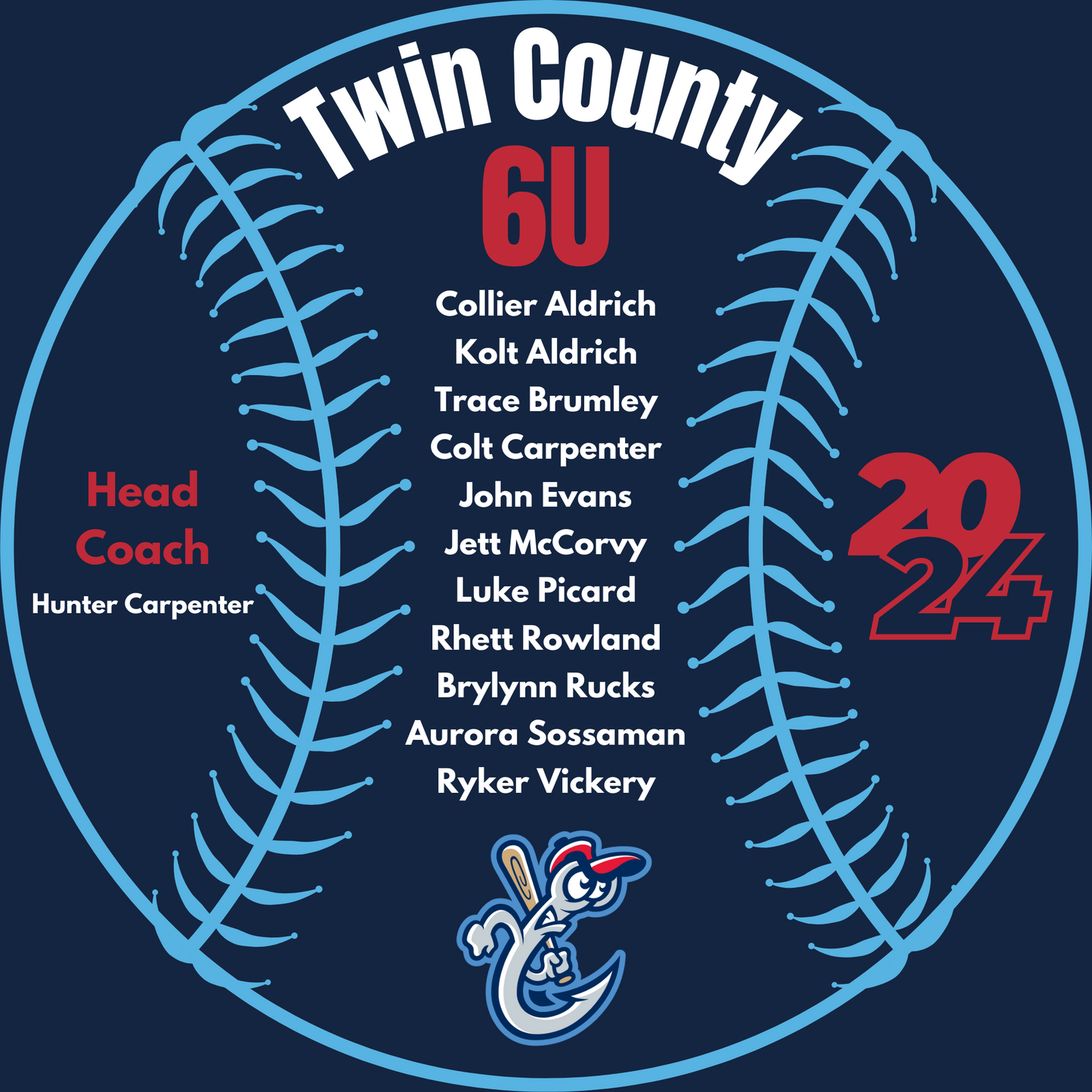 Hooks 6U Twin County 2024 Shirt