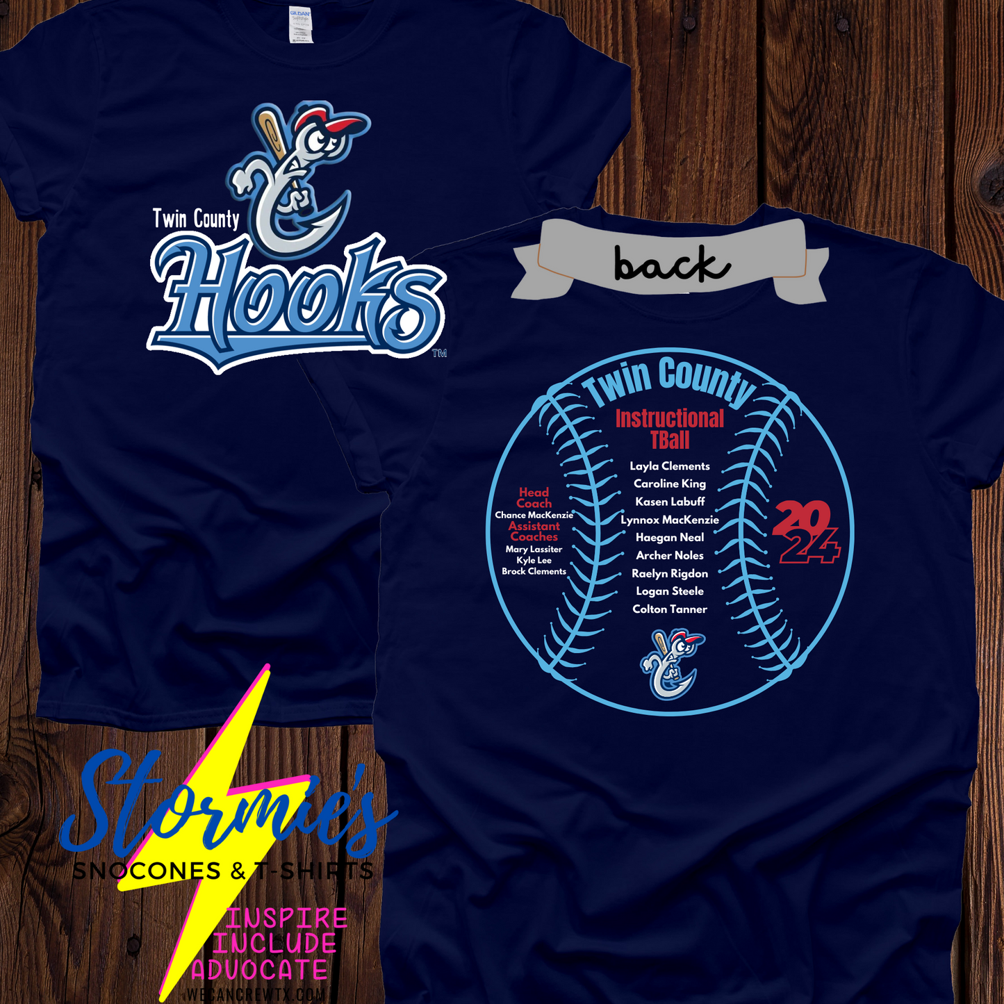 Hooks Tball Twin County 2024 Shirt