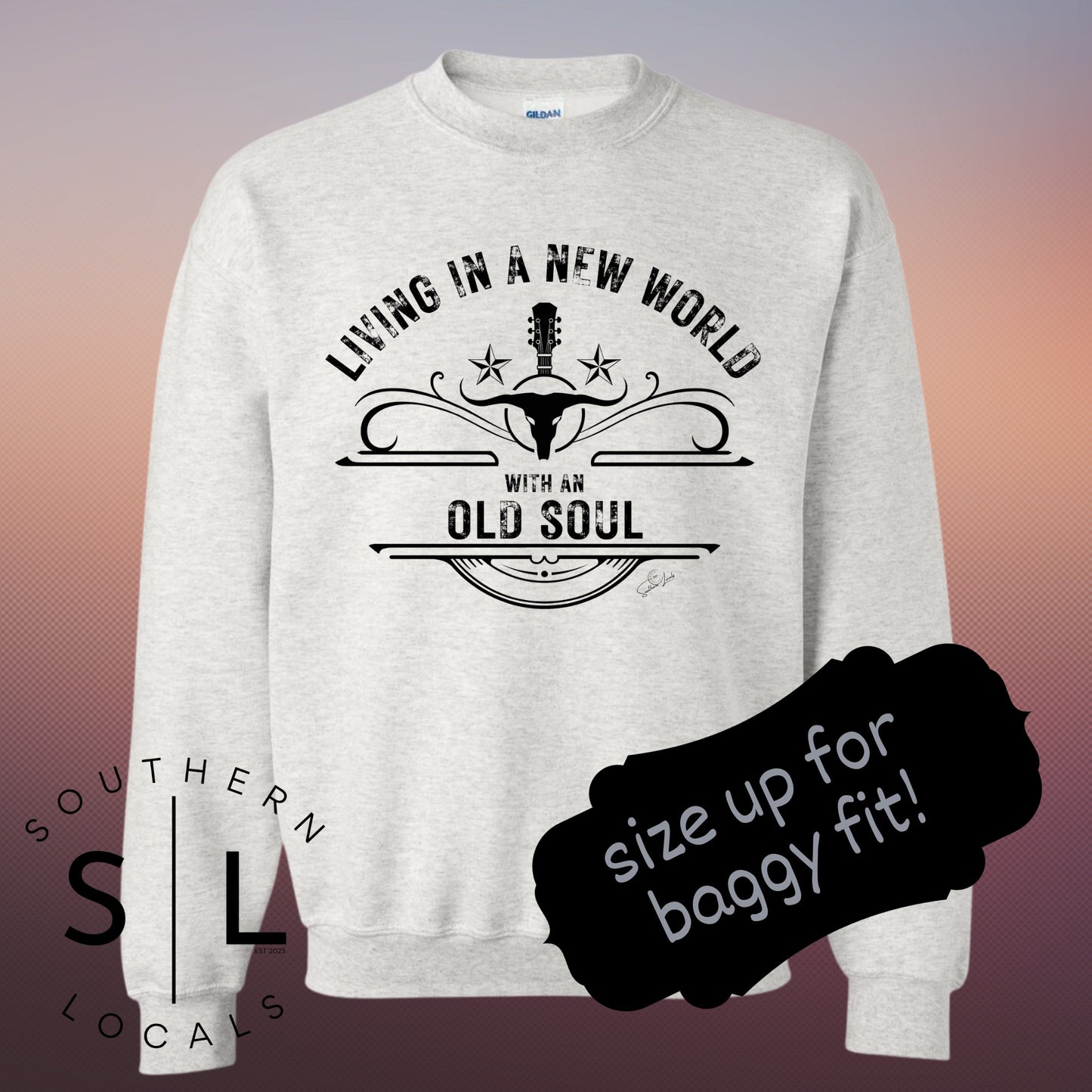 Old Soul Gray Sweatshirt