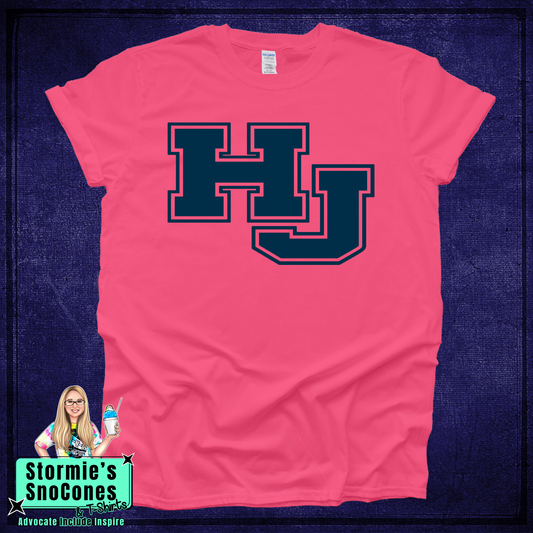 HJ Logo Pink Out Pink Gildan Dryfit Comfort Colors Tultex Shirt