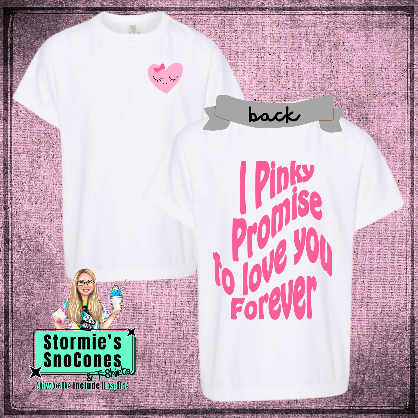 Pinky Promise to Love you Forever Comfort Colors Bella Canvas Shirt