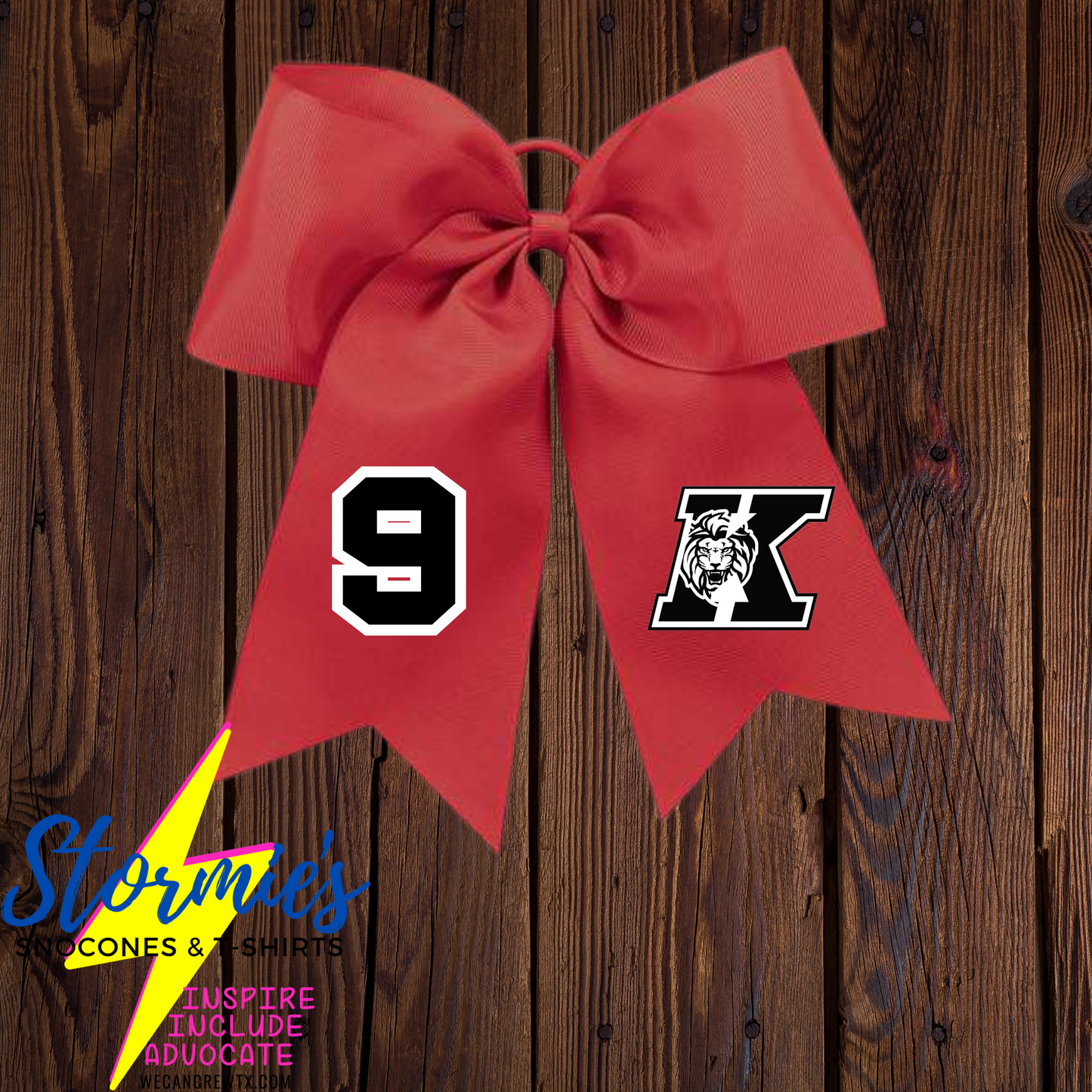 Kountze Red Hair Bow