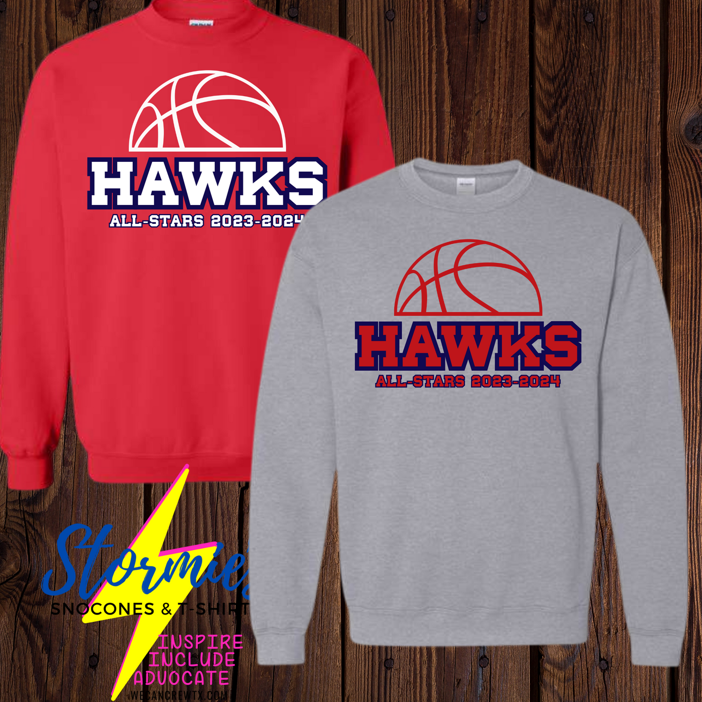 Hawks Basketball All-Stars 2023-2024 - Sweatshirt & Hoodie & Long Sleeve Shirt 2023-24