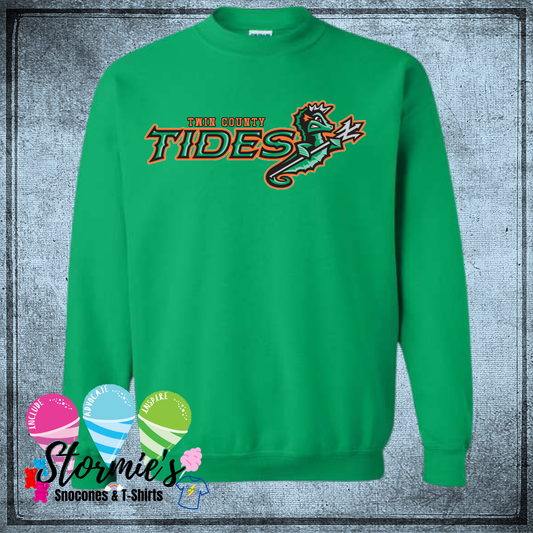 Tides Twin County 2025 - Irish Green Sweatshirt & Hoodie & Long Sleeve Shirt