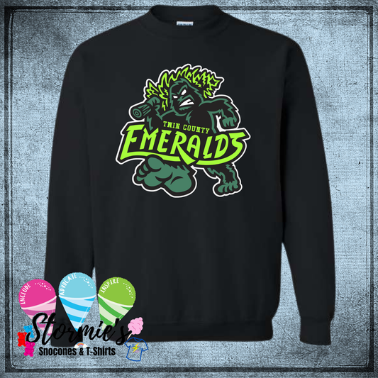 Emeralds Twin County 2025 - Black Sweatshirt & Hoodie & Long Sleeve Shirt