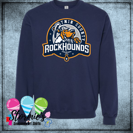 Rock Hounds Twin County 2025 - Navy Sweatshirt & Hoodie & Long Sleeve Shirt