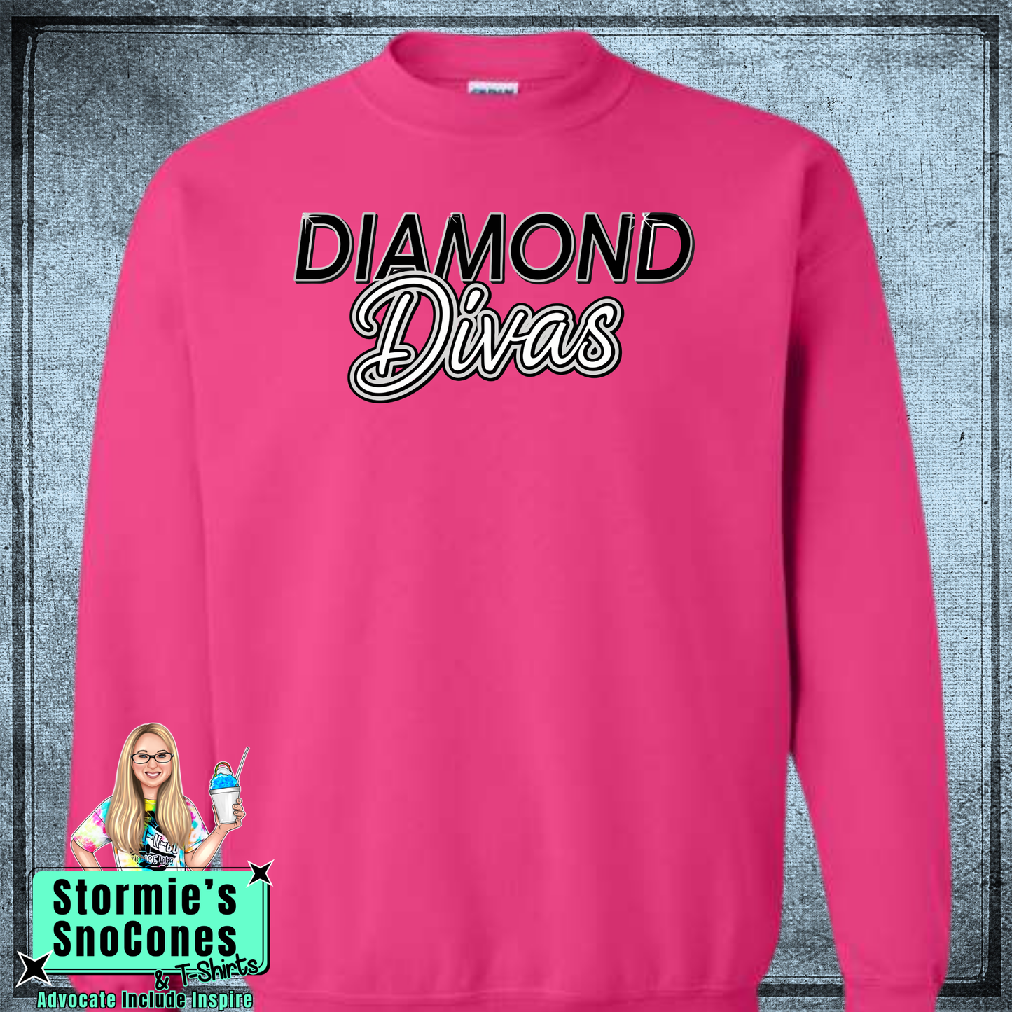 Diamond Divas Twin County - Pink Sweatshirt & Hoodie & Long Sleeve Shirt