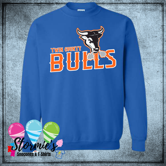 Bulls Twin County 2025 - Royal Blue Sweatshirt & Hoodie & Long Sleeve Shirt