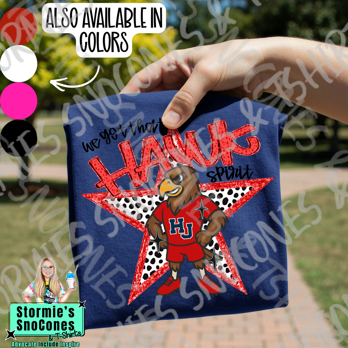 We Got That Hawk Spirit Mascot Star Gildan Comfort Colors Tultex Shirt