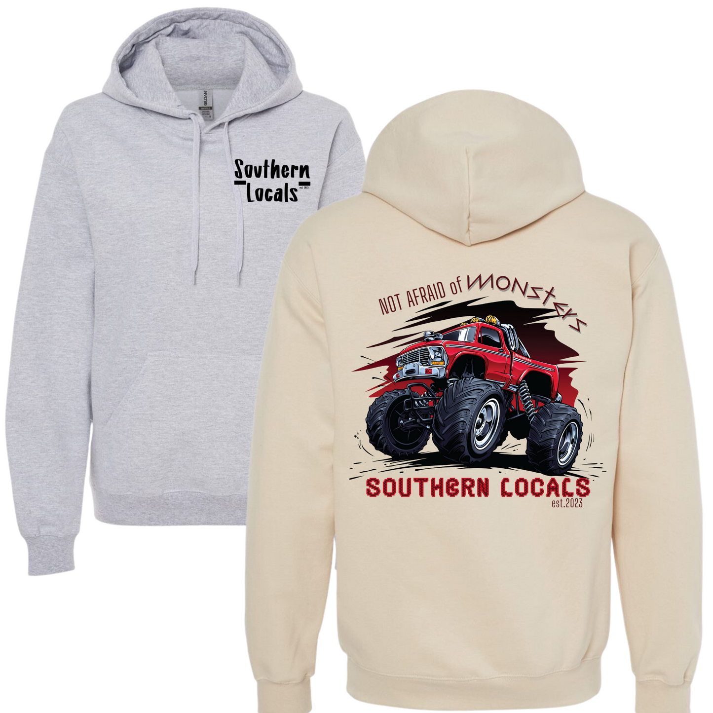 Southern Locals Not Afraid of Monsters Hoodie