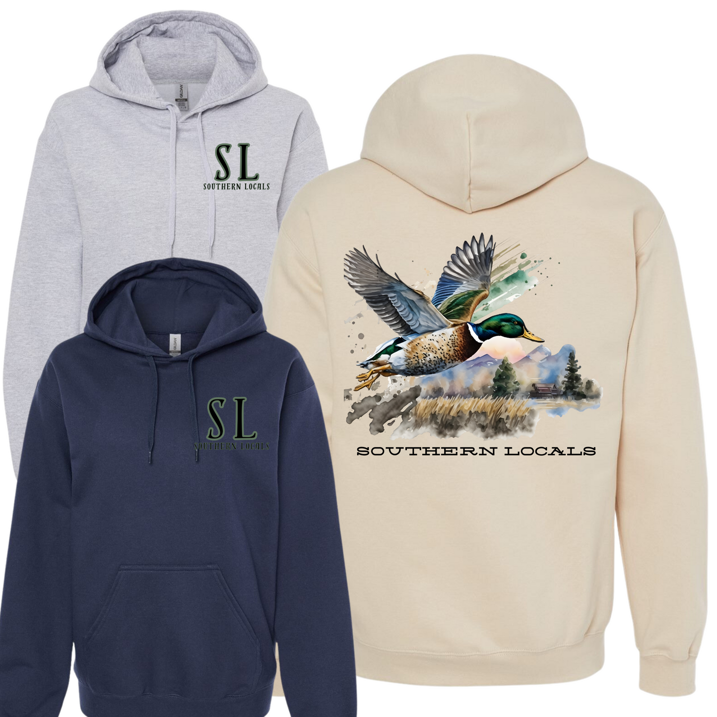 Southern Locals Flying Mallard Hoodie