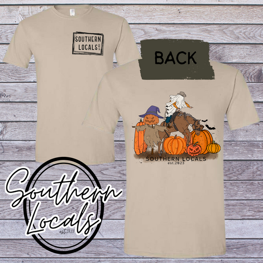 Southern Locals Ghost Bronc SoftStyle Shirt sand