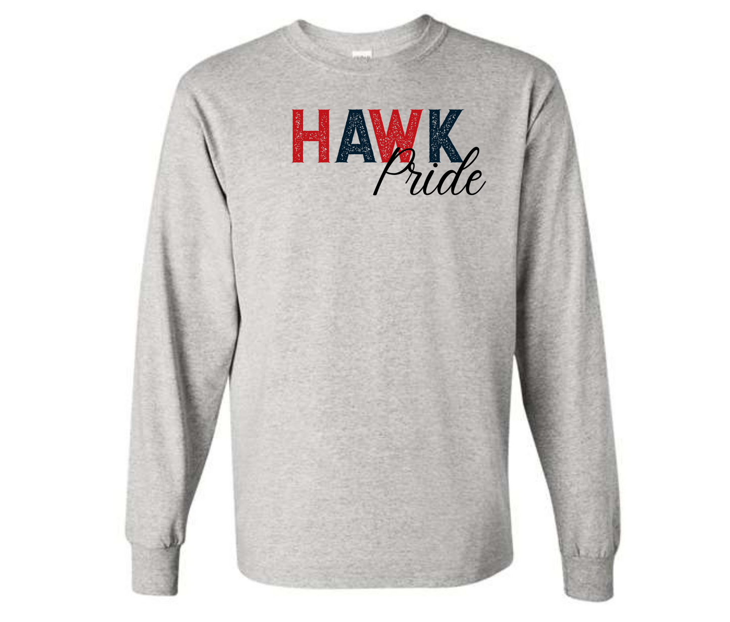 SLE PTO | Hawk Pride Gray Long Sleeve Shirt